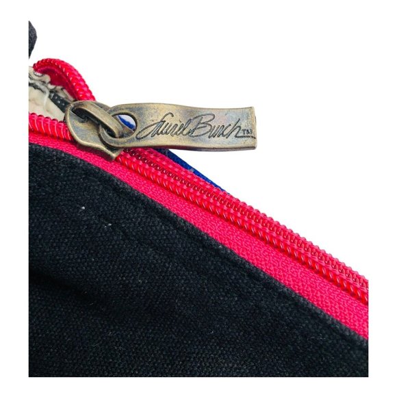 Laurel Burch Cloth Crossbody Bag Purse Dog & Doggies Colorful Design Zippered - Picture 9 of 16